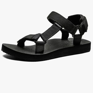Black waterproof sandals